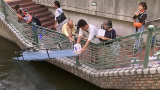 いよいよ灯籠流し！